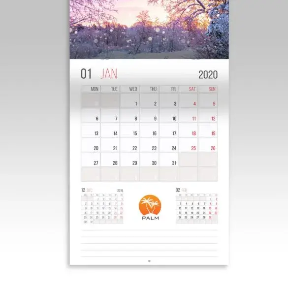 Custom 8.5x11 Calendars view 1