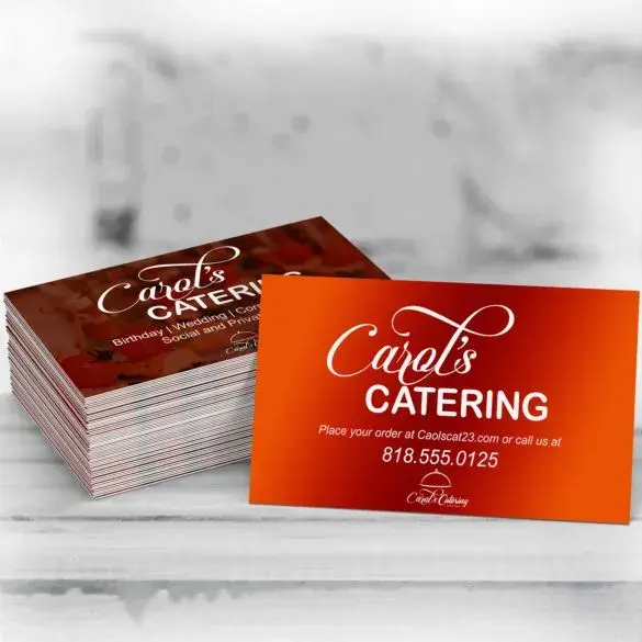 Custom Suede Business Cards view 2