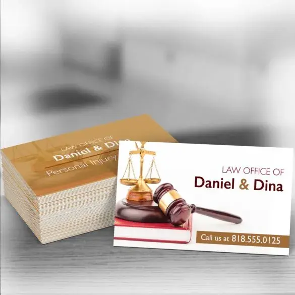 Custom Suede Business Cards view 3