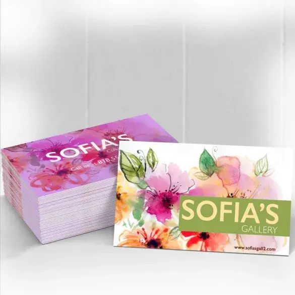 Custom Silk Business Cards view 3
