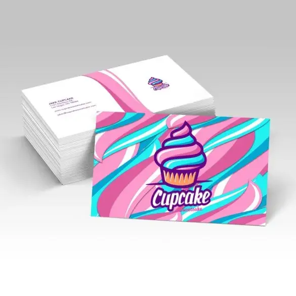 Custom Silk Business Cards view 1