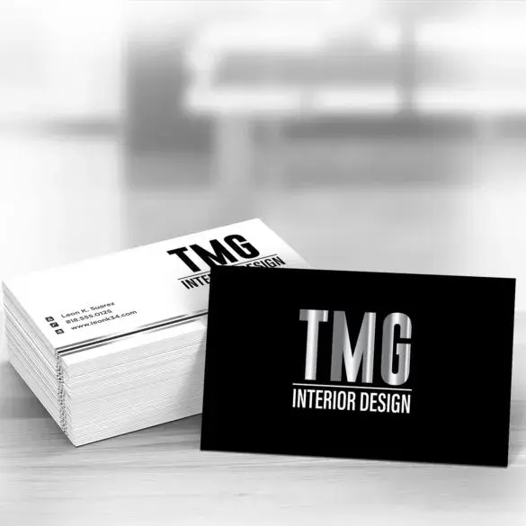 Custom Foil Worx Business Cards view 2