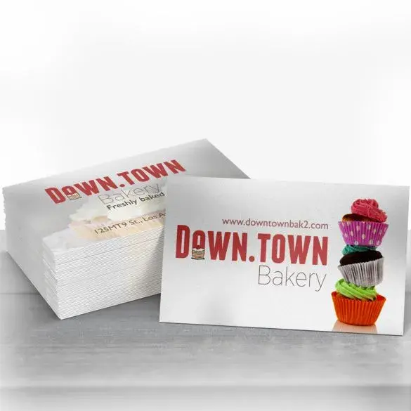 Custom Pearl Business Cards view 2
