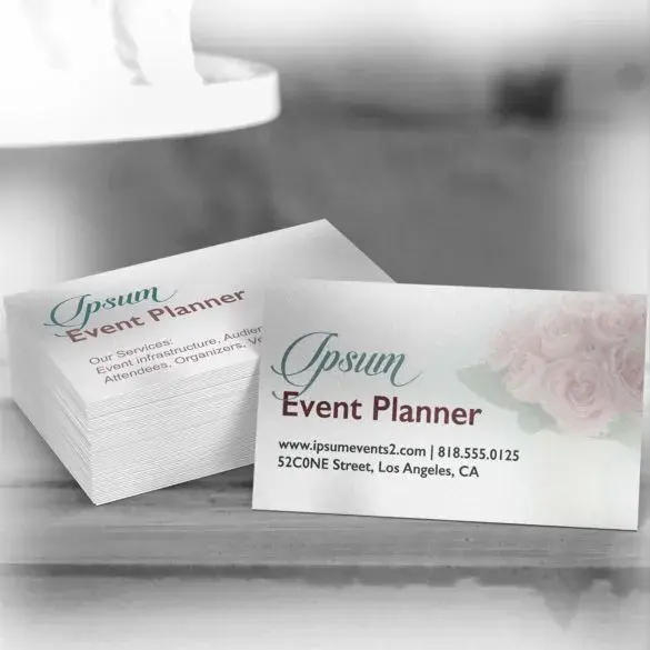 Custom Pearl Business Cards view 3