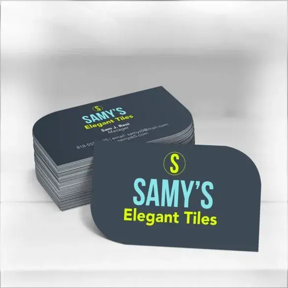 Custom Leaf Business Cards view 2