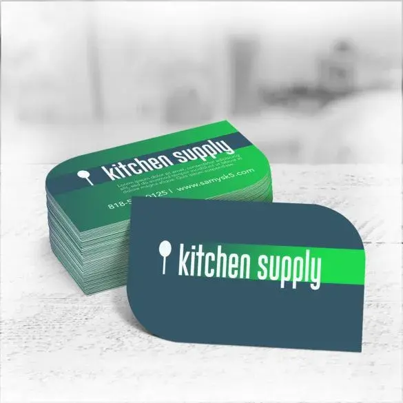 Custom Leaf Business Cards view 3