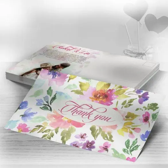 Custom Pearl Postcards view 3