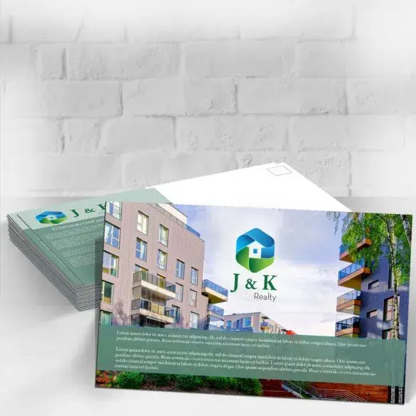 Custom Black Edge Postcards view 2