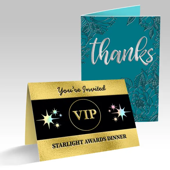 Custom Dual Raised Greeting Cards view 2