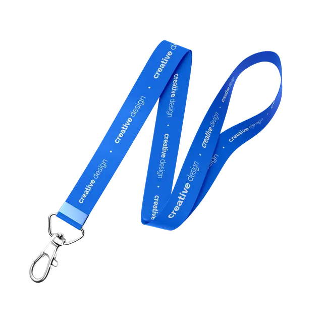One Color Sublimation Lanyard view 3