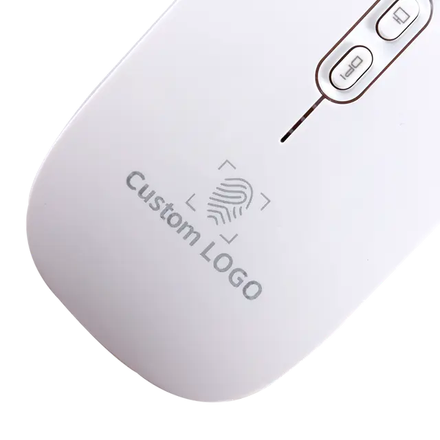 Custom Laser Curved Wireless Mouse view 4