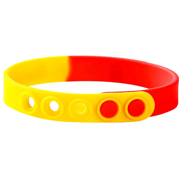 Custom Printed Silicone Adjustable Wristbands view 6