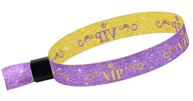 Custom Woven Wristbands With Gold Thread view 9