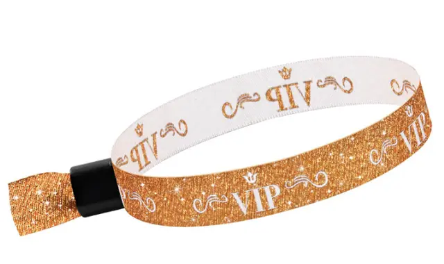 Custom Woven Wristbands With Gold Thread view 10