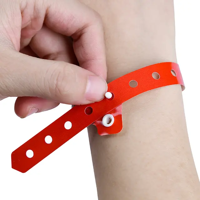 Custom Wide Vinyl Wristbands view 2