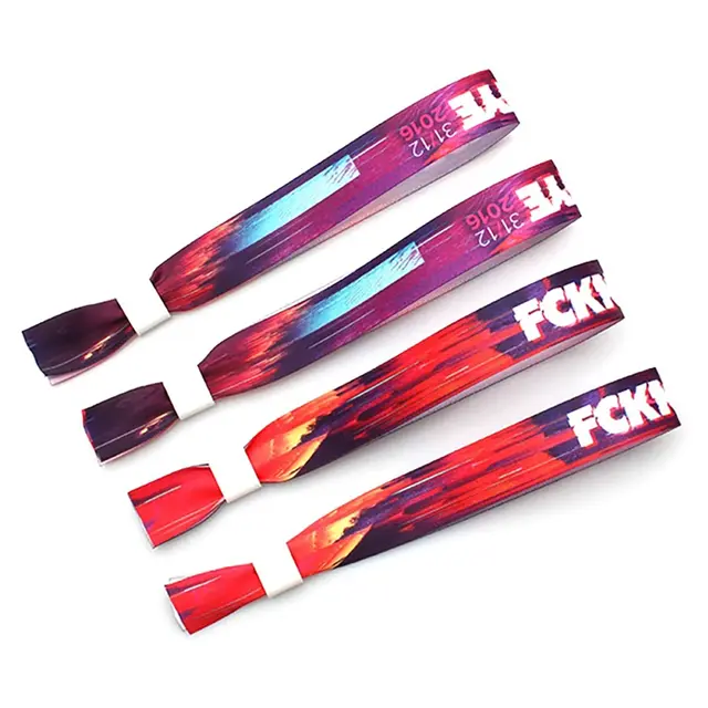 Custom Full Color Satin Wristbands view 2