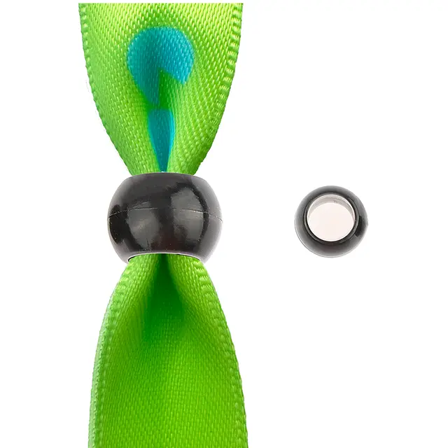 Black Bead Plastic Slider