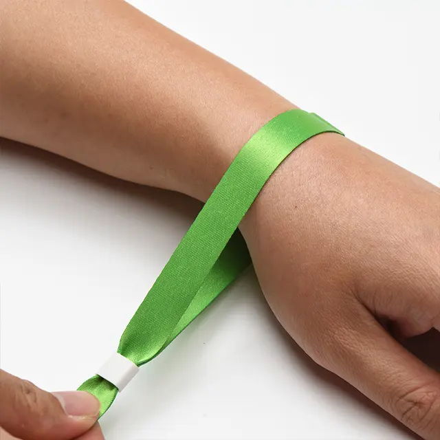 Blank Satin Wristbands view 2
