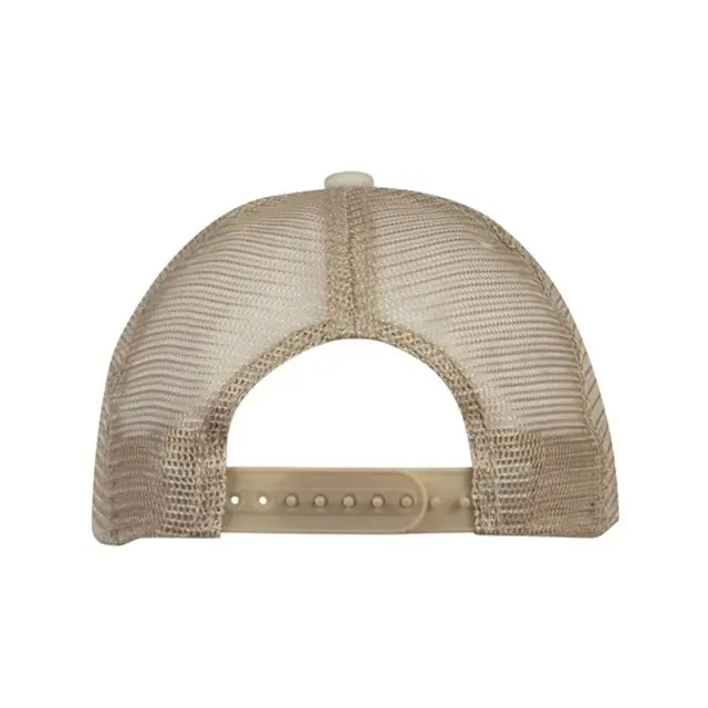 Custom Washed Cotton Mesh Back Trucker Cap view 3
