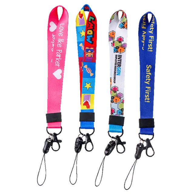 Custom Full Color Short Lanyards view 6