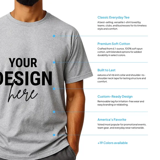 Port & Company® Tall Core Blend T-Shirt view 2