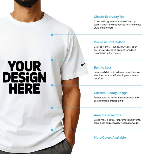 Nike Dri-FIT Cotton Poly T-Shirt view 2