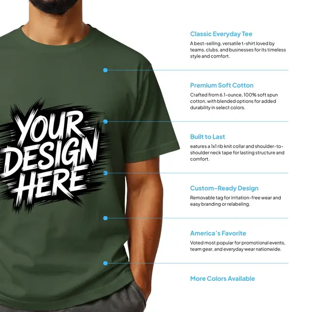 Jerzees® Dri-Power® 100% Polyester T-Shirt view 2