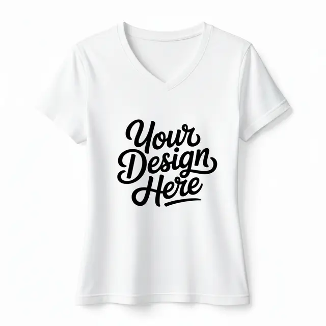 Port & Company ® Women Tri-Blend V-Neck T-Shirt view 3