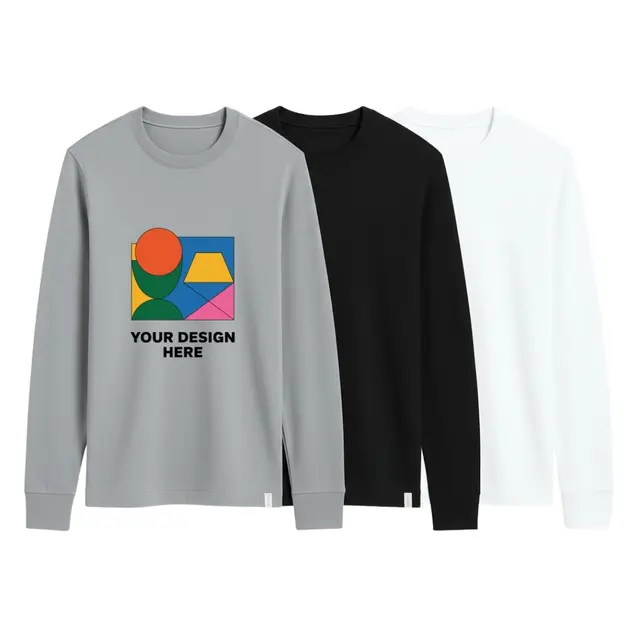 Hanes® Beefy-T® - 100% Cotton Long Sleeve T-Shirt view 5