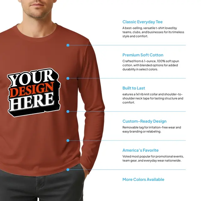 Comfort Colors ® Heavyweight Ring Spun Long Sleeve T-Shirt view 2