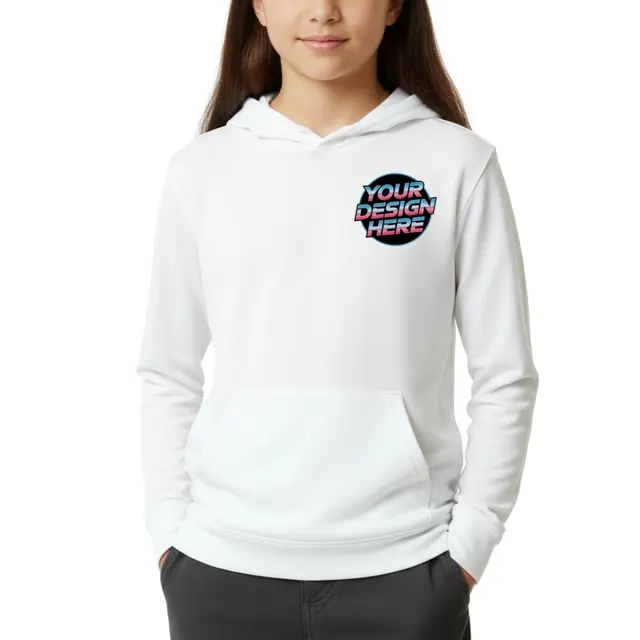 Jerzees Youth 8 oz. NuBlend Fleece Pullover Hooded Sweatshirt view 6