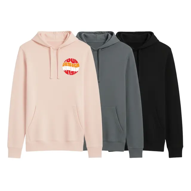 Hanes Youth 7.8 oz. EcoSmart 50/50 Pullover Hooded Sweatshirt view 5