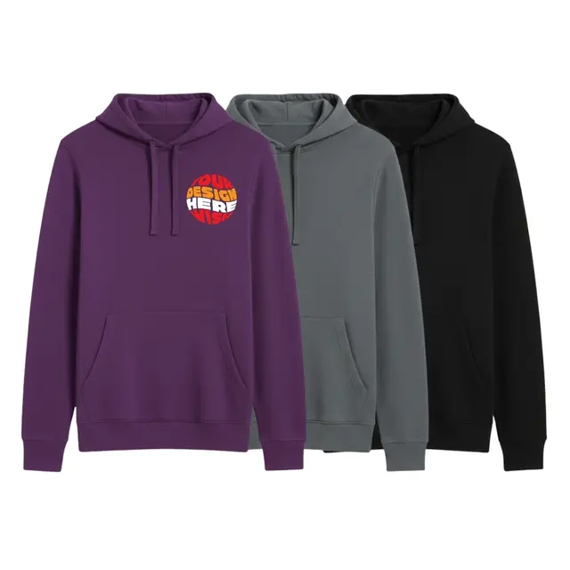 Hanes Unisex Ecosmart 50/50 Pullover Hooded Sweatshirt view 5