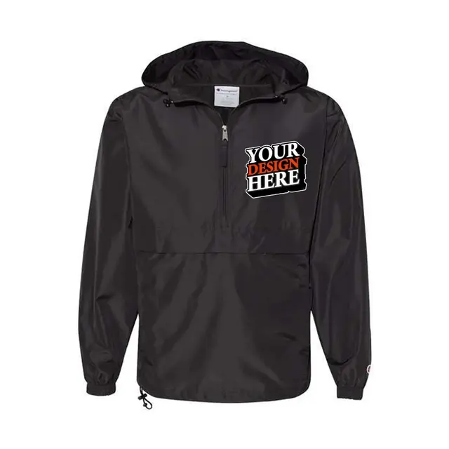 Champion Adult Packable Anorak 1/4 Zip Jacket view 3