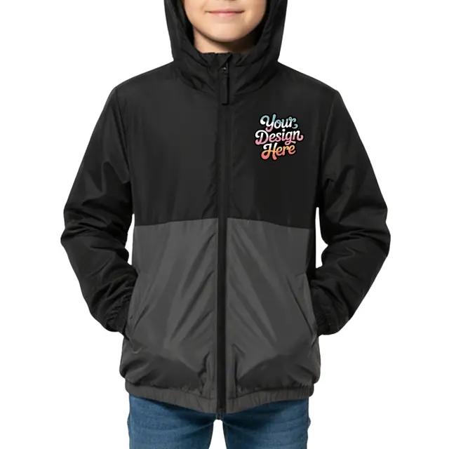 Youth Lightweight Windbreaker Full-Zip Jacket view 5