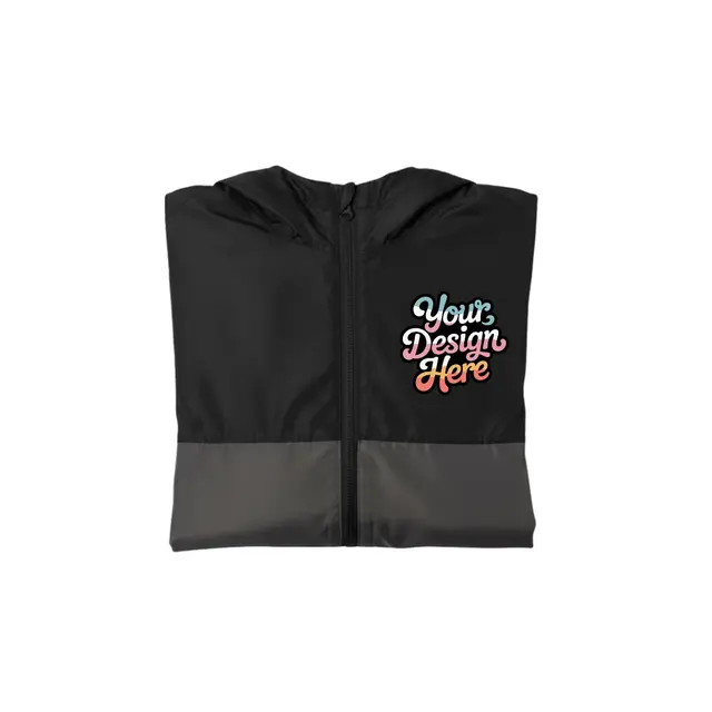 Youth Lightweight Windbreaker Full-Zip Jacket view 4