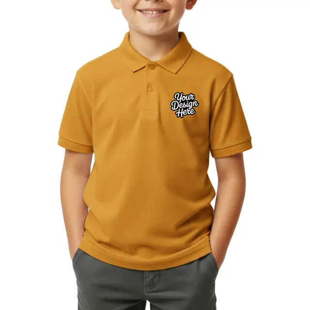 Gildan Youth 6 oz., 50/50 Jersey Polo Polo view 6
