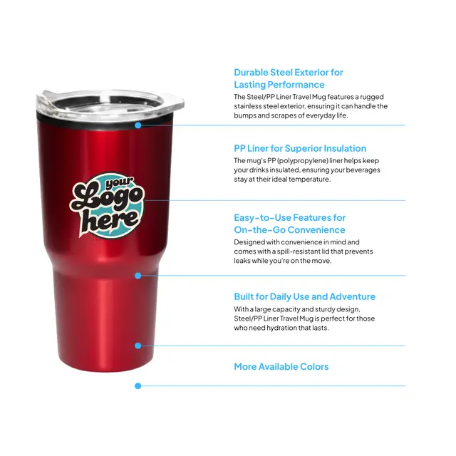 20 oz Stainless Steel Insulated Tumbler view 2