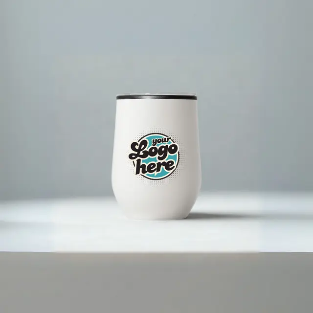 12 oz Stainless Steel Wine Tumbler view 3