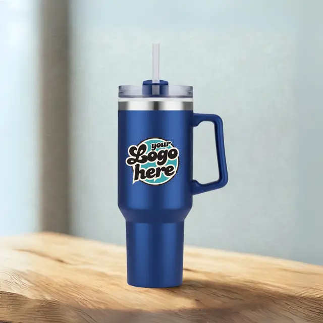 40 oz Stainless Steel Travel Mug view 4