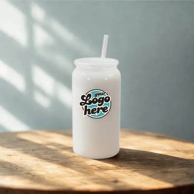 16 oz Glass-Lined Stainless Steel Tumbler view 3