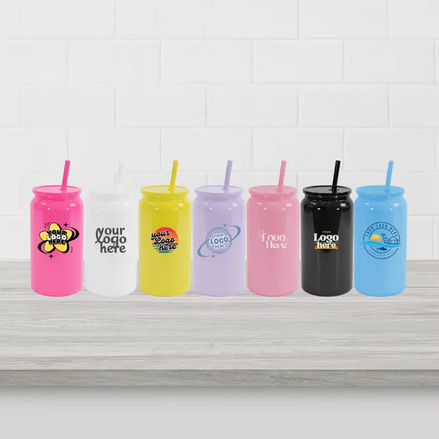 16 oz Glass-Lined Stainless Steel Tumbler view 4