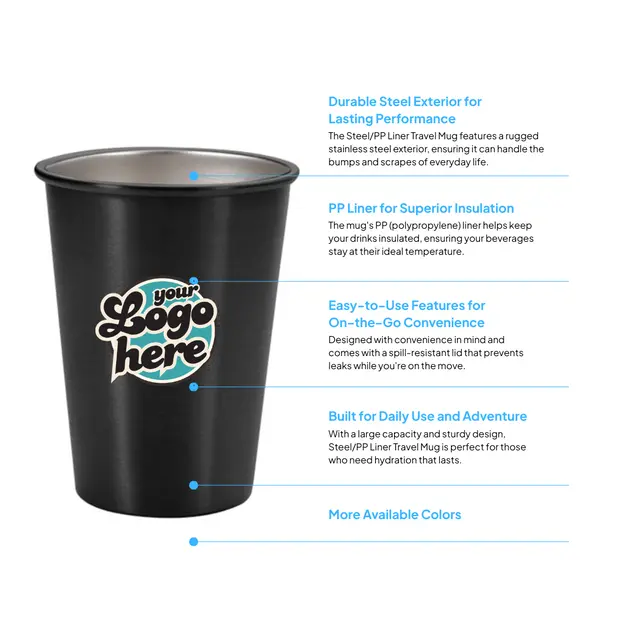 16 oz Stainless Steel Cup view 2