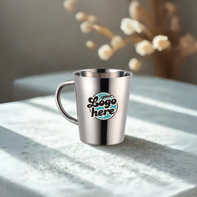 12 oz Stainless Steel Mug view 3