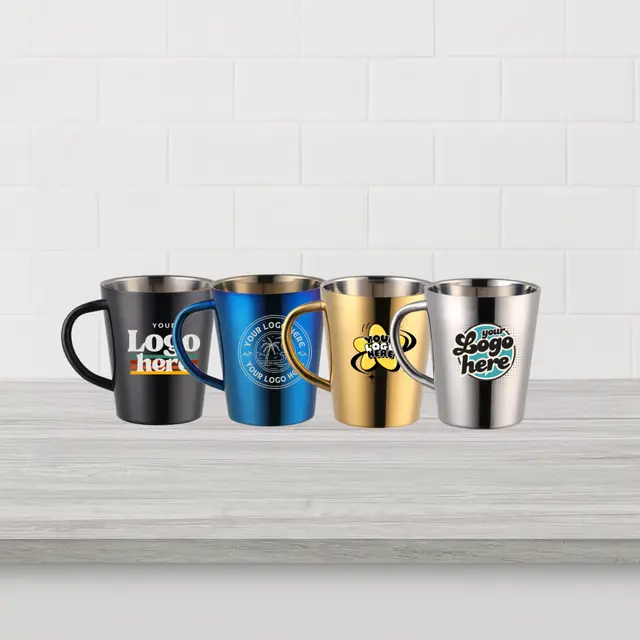 12 oz Stainless Steel Mug view 4