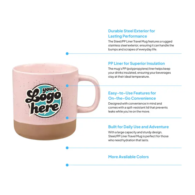 12 oz Artisanal Santos Ceramic Mug view 2
