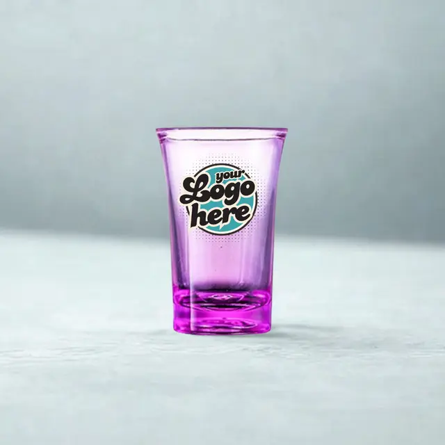 1 oz Acrylic Shot Glass view 3