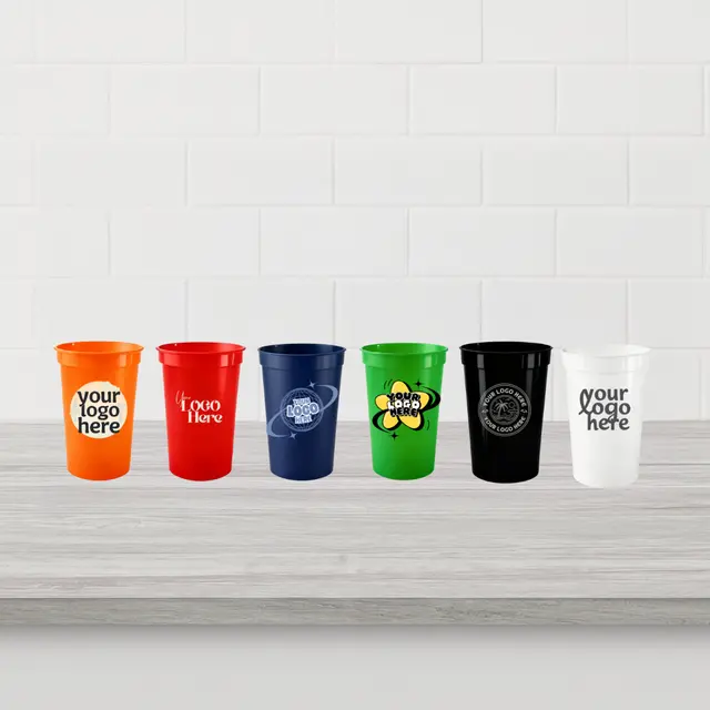 22 oz Plastic Stadium Cup view 2