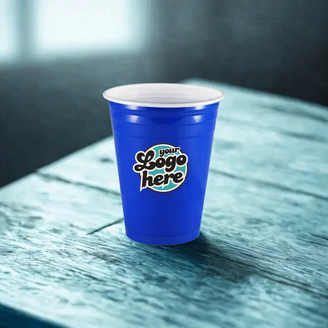 16 oz Plastic Stadium Cup view 3