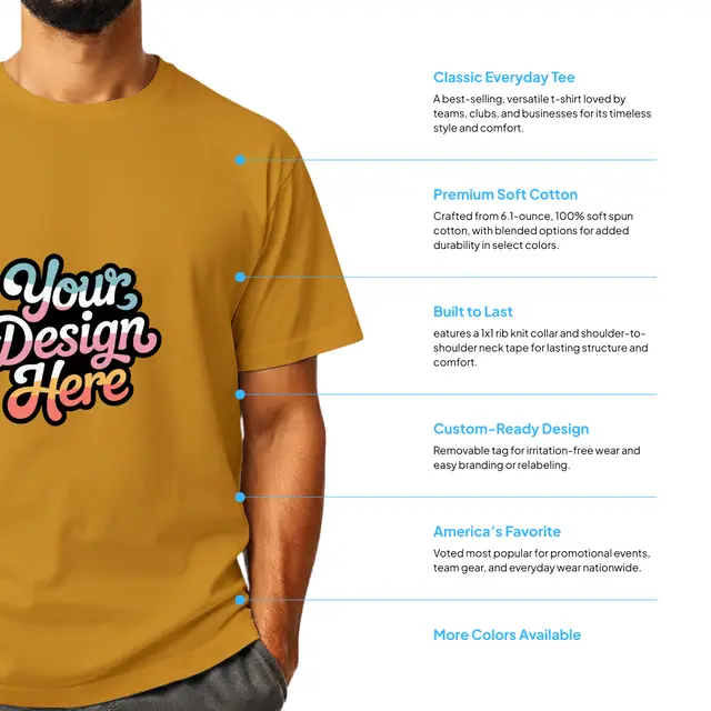 Next Level Apparel Unisex Cotton T-Shirt view 2